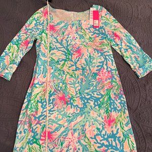 Lilly Pulitzer NWT Bailee DressMulti Coral Bay Size Large